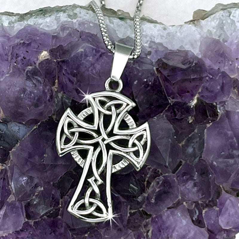 Regal Trinity Celtic High Cross Pendant, (S352) - Shop Palmers