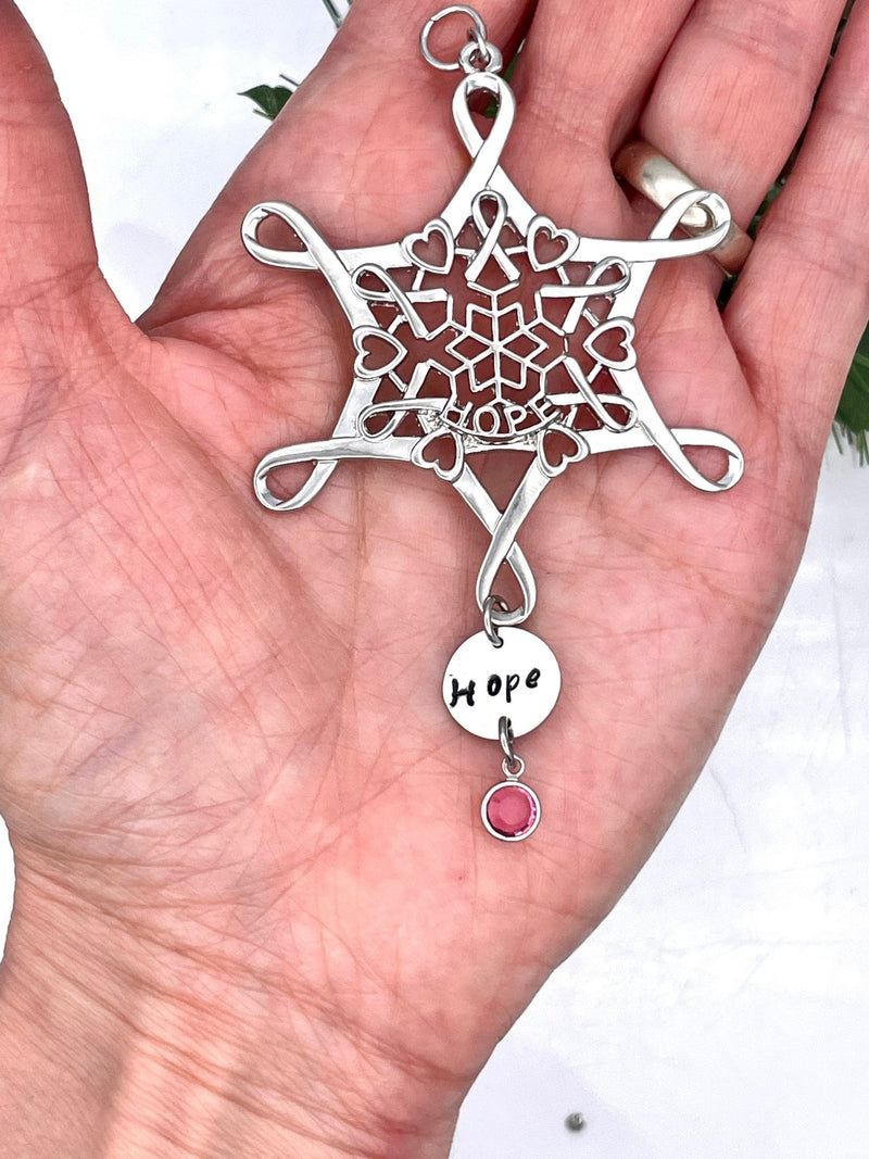 Ribbon Of Hope Snowwonders™ Snowflake Ornament (SW6055)