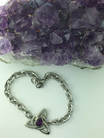Royal Trinity Purple Abalone Bracelet/Anklet (HM43)
