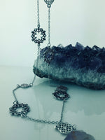 Scottish Thistle 36"Necklace (JPEW5994)