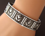 Scottish Thistle Cuff Bracelet, JPEW7012