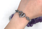 Scottish Thistle Infinity Love Knot Bracelet,(S339) Scottish Bracelet