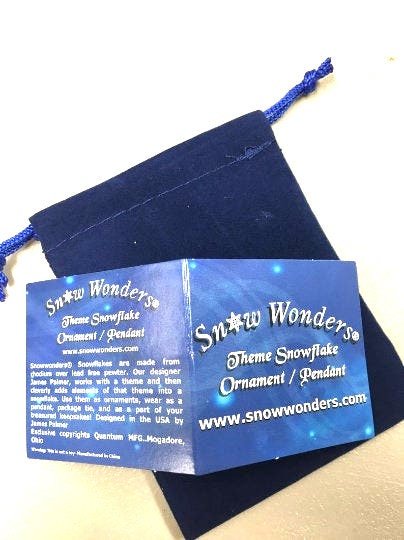 Scottish Thistle SnowWonders® Snowflake Brooch, (SWP2) Scottish Thistle Jewelry
