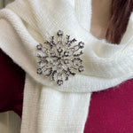 Scottish Thistle SnowWonders® Snowflake Brooch, (SWP2) Scottish Thistle Jewelry - Shop Palmers