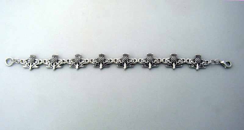 Scottish Thistle toggle bracelet , Scottish Jewelry, Celtic Jewelry, (7009) Ashling Aine ®