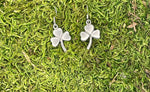 Silver Shamrock dangle Earring (s256)