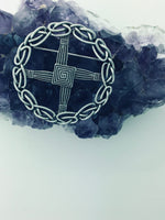 St Brigid's Cross Pin/Pendant (Jpew6080)