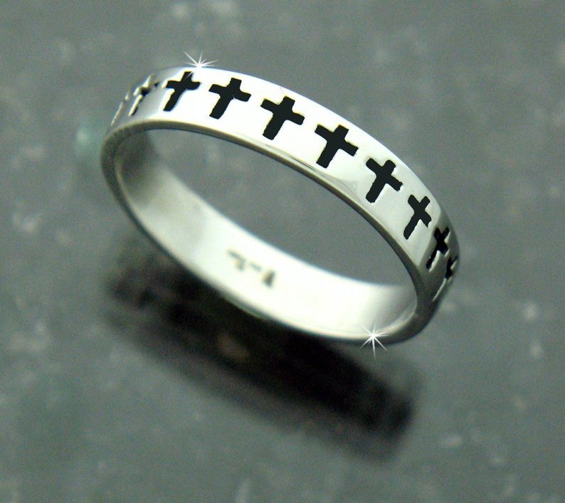 Stack Rings, Hope/So loved/Faith/Trinity/Trust/Cross/Trinity Stack Ring