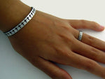 Stainless Steel Cross Cuff Bracelet (S192)