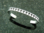 Stainless Steel Cross Cuff Bracelet (S192)