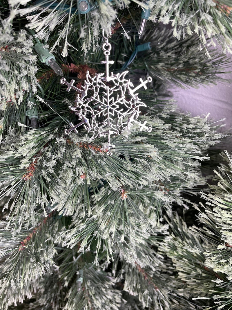 Starfish & Anchors Snowflake Ornament (SW6067) SnowWonders® Collectable Ornaments - Shop Palmers