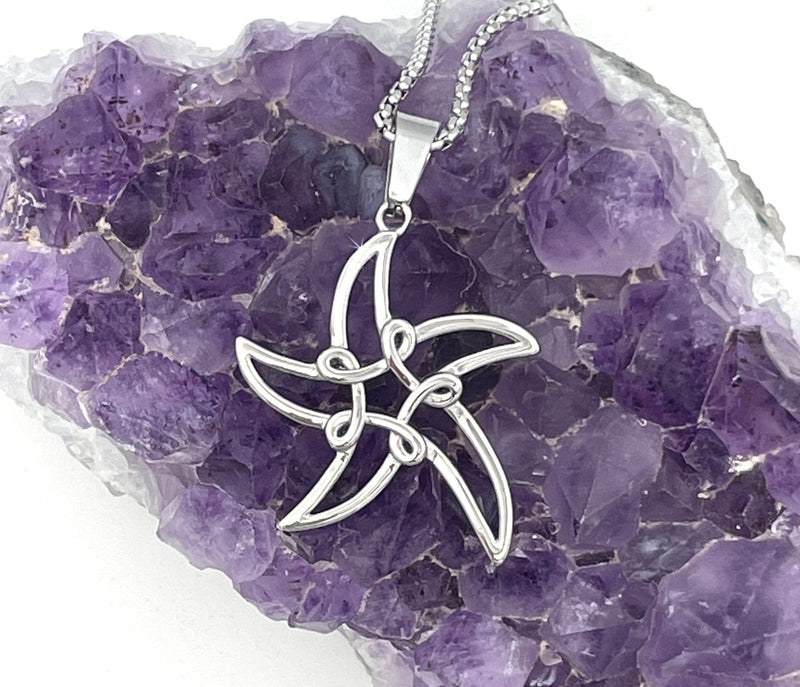 Starfish Love knot Pendant. S370 - Shop Palmers