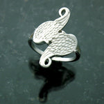 Sterling Silver Angel Wing Ring