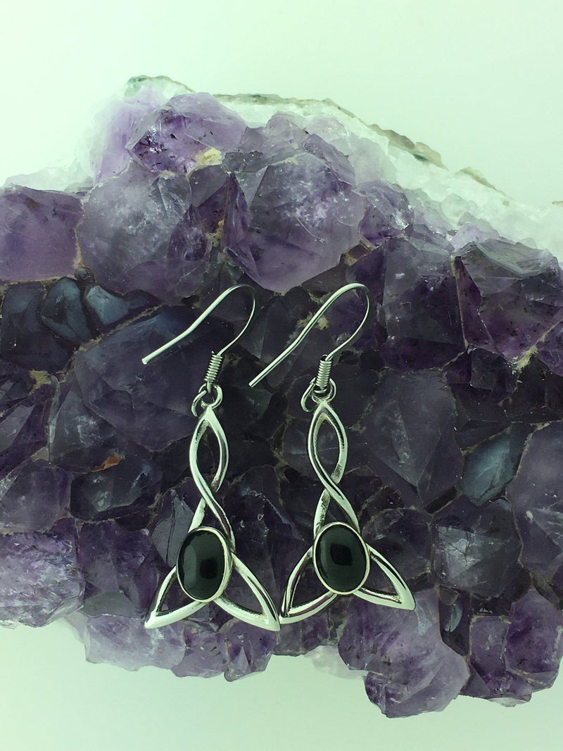 STRENGTH Trinity Stainless Steel Celtic Earrings (HM61)