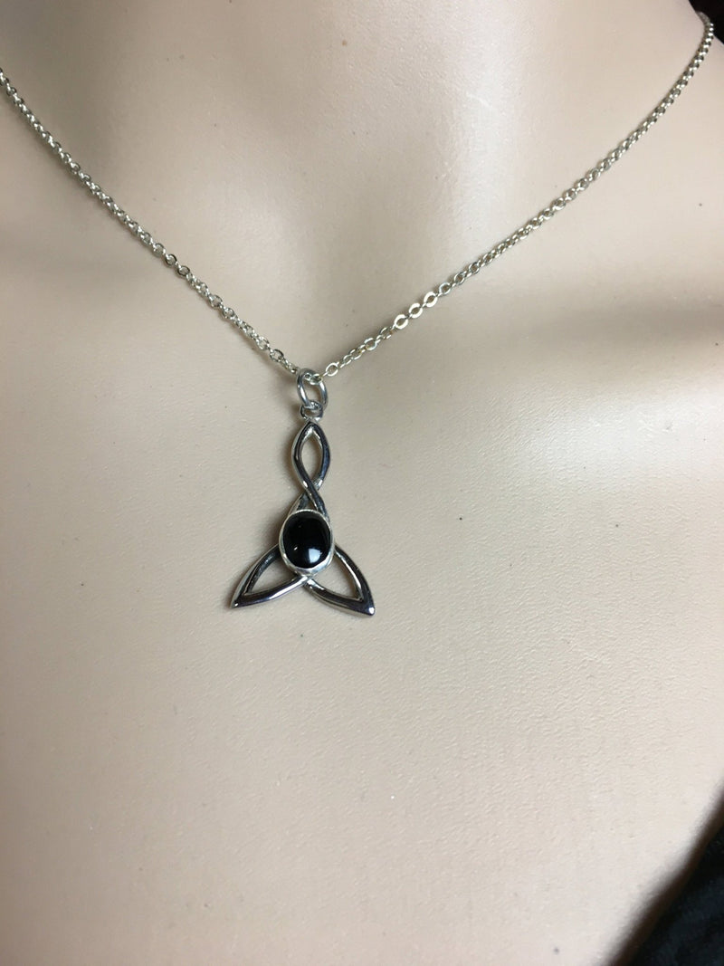 STRENGTH Trinity Stainless Steel Celtic NECKLACE (HM62)
