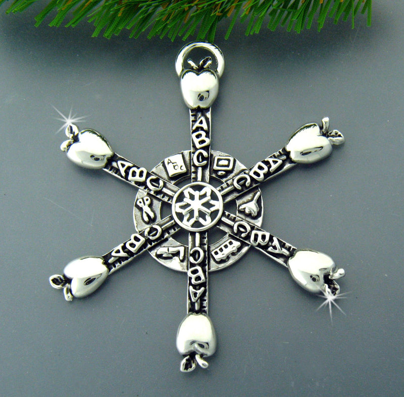 Teacher SnowWonders® Snowflake Ornament Gift, JPEW5185