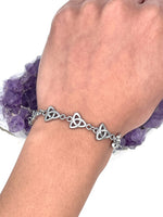 Trinity Bracelet OR ANKLET You Pick (HM158 ) Celtic Bracelets, 316 L Stainless Steel Bracelet