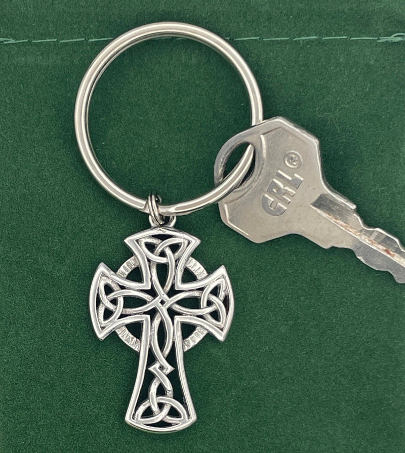 Trinity Celtic High Cross Key CHAIN, , (Key -S352) Celtic Keyring - Shop Palmers