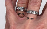 Trinity Knot Celtic Wedding bands, (S341-342) Celtic thumb Ring