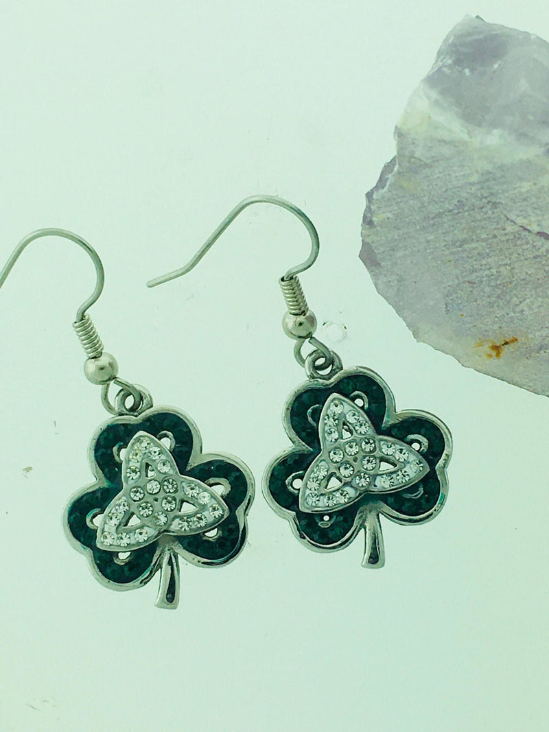 Trinity Shamrock Earring,  (S89ear)