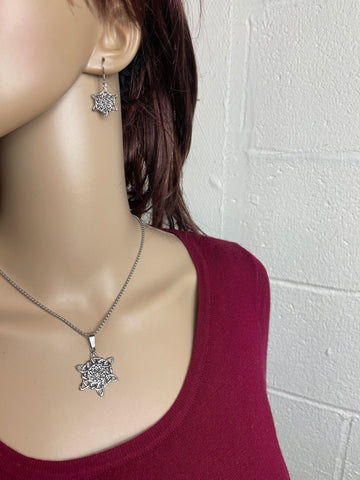 Trinity SnowWonders® Necklace & Earrings (S383-384) - Shop Palmers