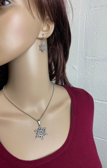 Trinity SnowWonders® Necklace & Earrings (S383-384) - Shop Palmers