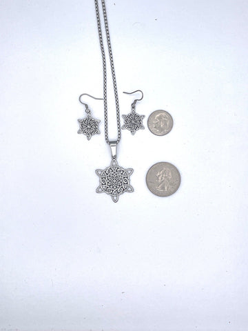 Trinity SnowWonders® Necklace & Earrings (S383-384) - Shop Palmers