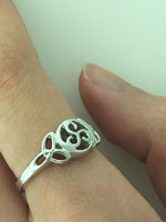 Trinity & Triskelion Sterling Silver Ring (BQ1016)