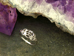 Trinity & Triskelion Sterling Silver Ring (BQ1016)