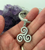 Triskelion Celtic Key Ring, KEY-s197