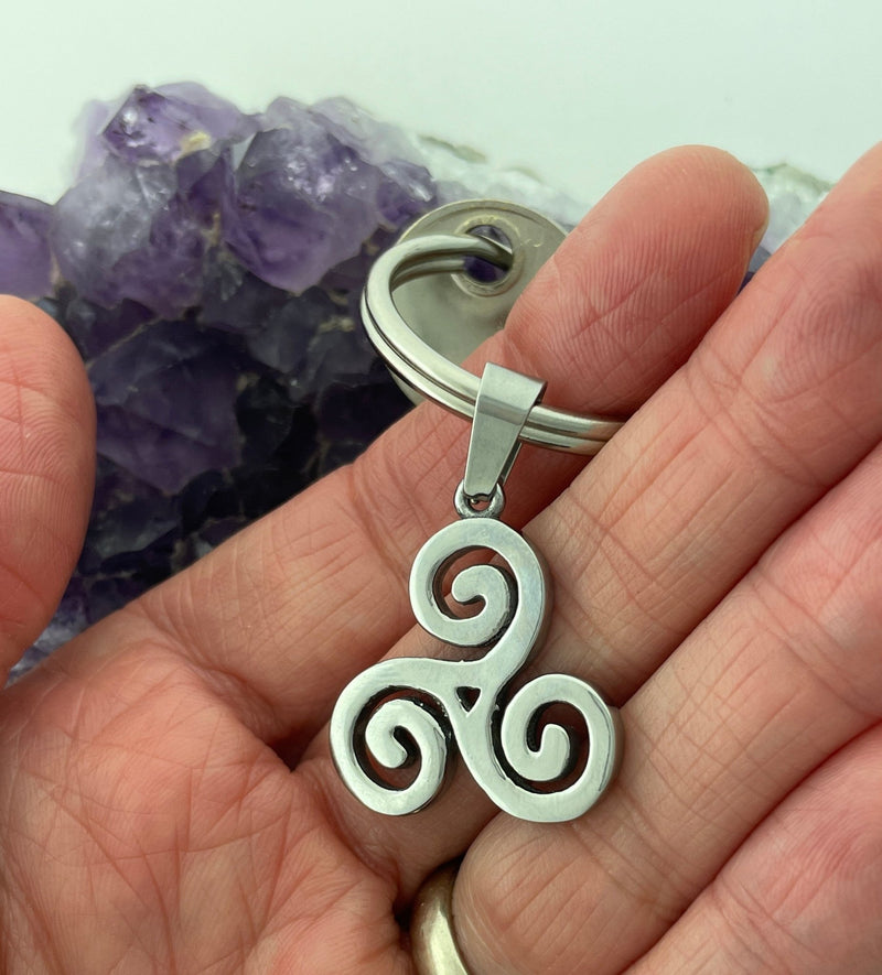 Triskelion Celtic Key Ring, KEY-s197 – Shop Palmers