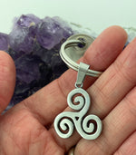 Triskelion Celtic Key Ring, KEY-s197