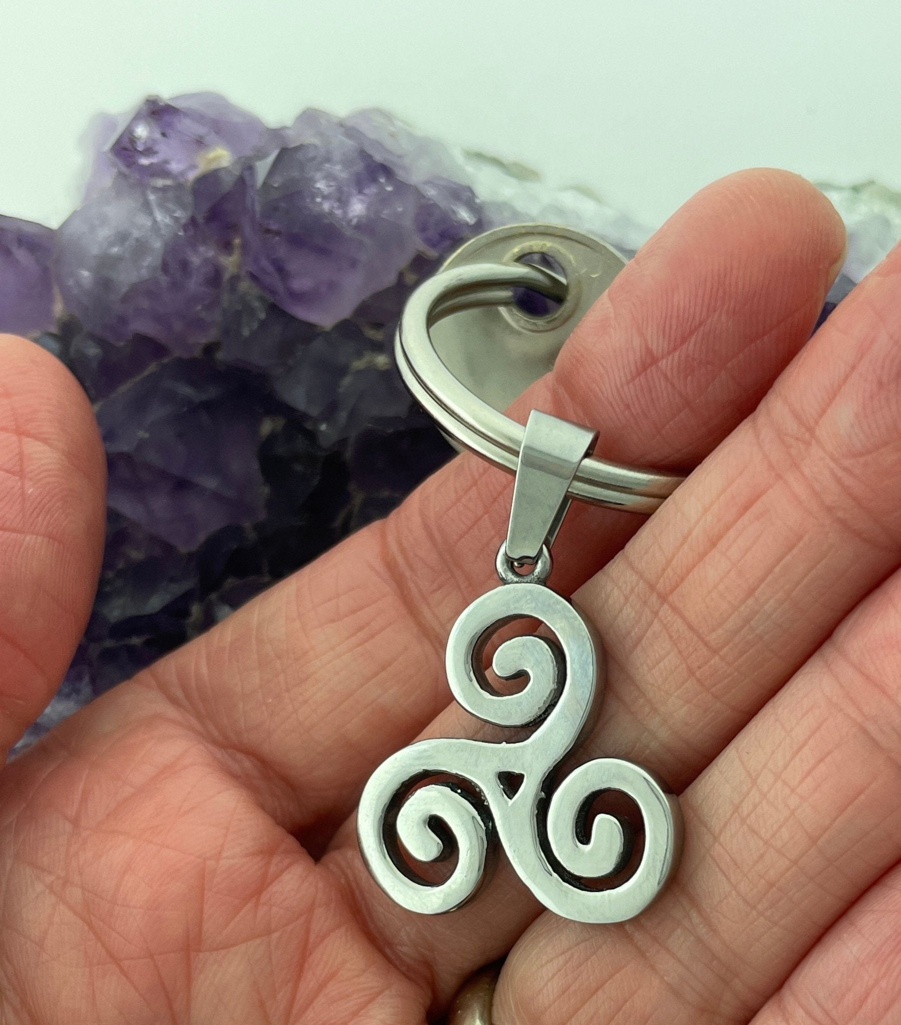 Triskelion Celtic Key Ring, KEY-s197 – Shop Palmers