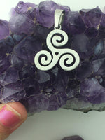 Triskelion Celtic Pendant , s197