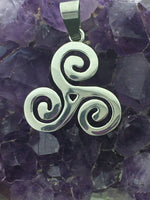 Triskelion Celtic Pendant , s197