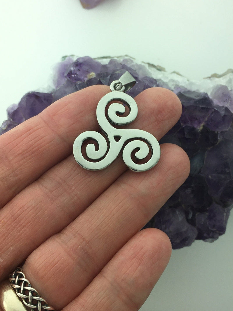 Triskelion Celtic Pendant , s197