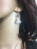 Triskelion Connemara Celtic Earring, (HM67)