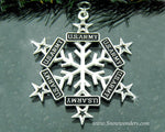 US ARMY Collectible SnowWonders® Snowflake Ornament, (JPEW6049)