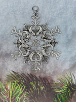 Wings of Faith Celtic Cross Snowflake Ornament (SW6065) Angel wings, Infinity Cross Ornament hearts faith - Shop Palmers