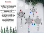 Wings of Faith Cross Snowflake Ornament (SW6065) Angel wings, Infinity Cross Ornament hearts faith - Shop Palmers