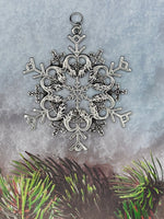 Wings of Faith Cross Snowflake Ornament (SW6065) Angel wings, Infinity Cross Ornament hearts faith - Shop Palmers